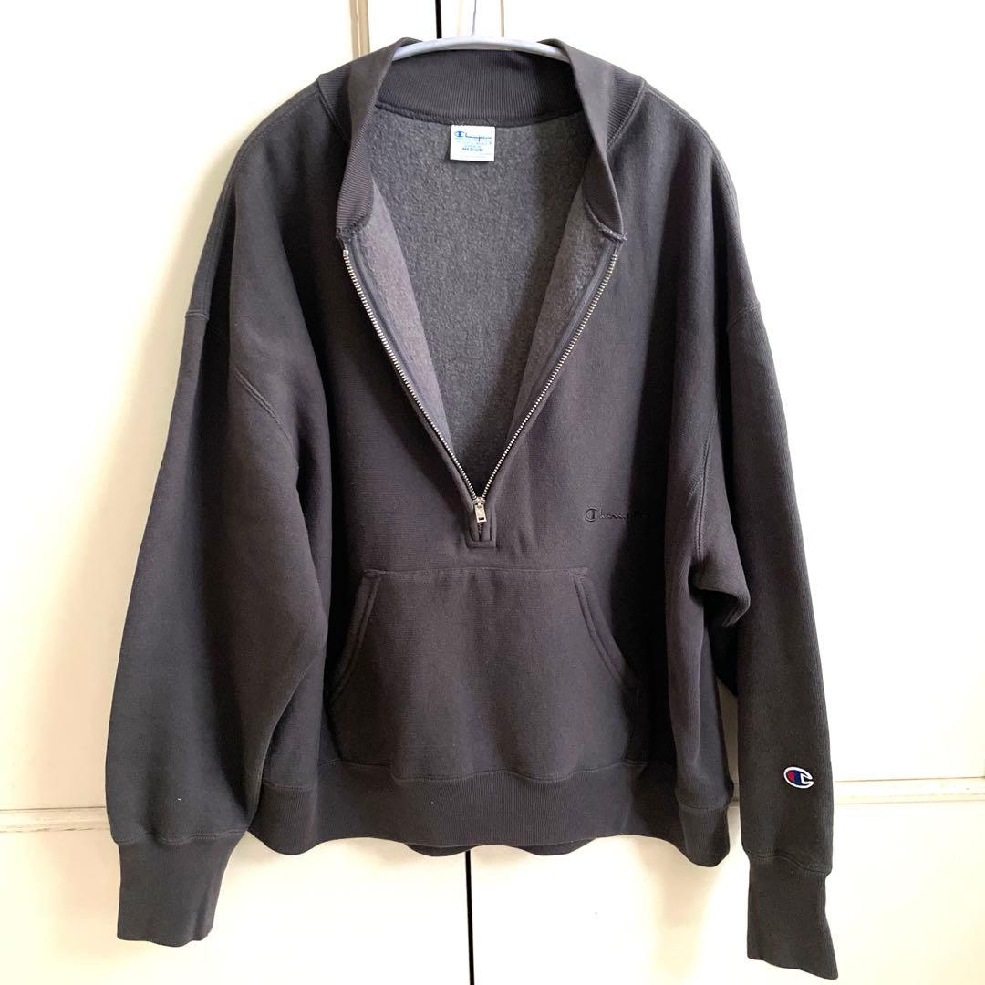 チャンピオン　FRAMeWORK別注ハーフZIP リバースウィーブ11.5oz