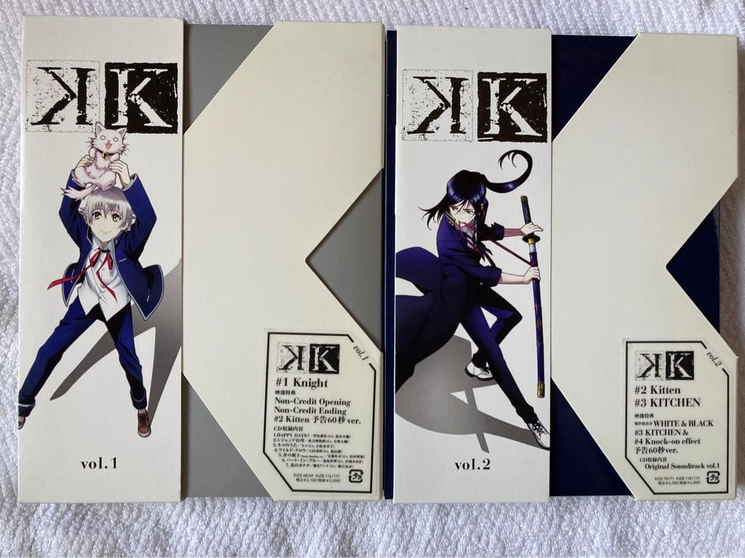 K vol.1-7、WHITE&BLACK Blu-ray