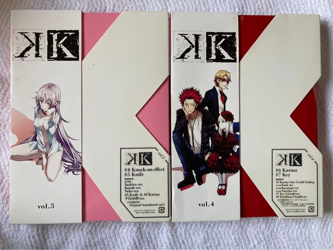 K vol.1-7、WHITE&BLACK Blu-ray