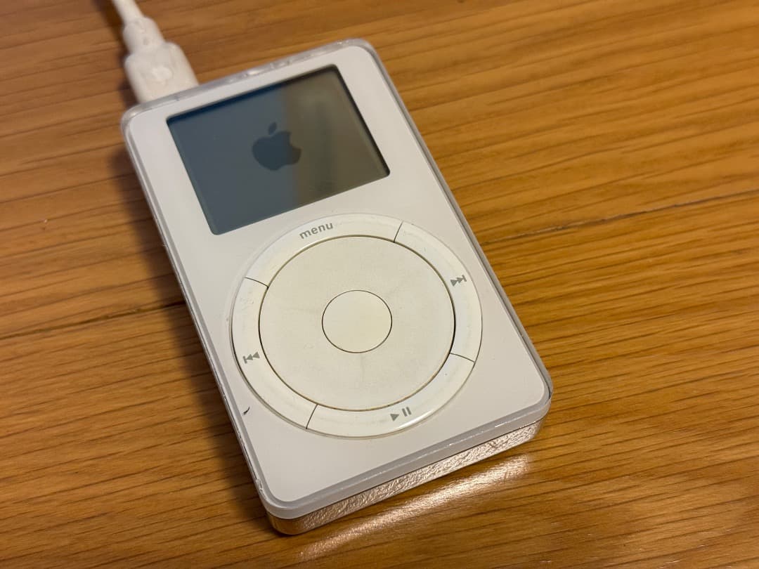 Apple iPod 初代（容量5G）完動品　傷あり