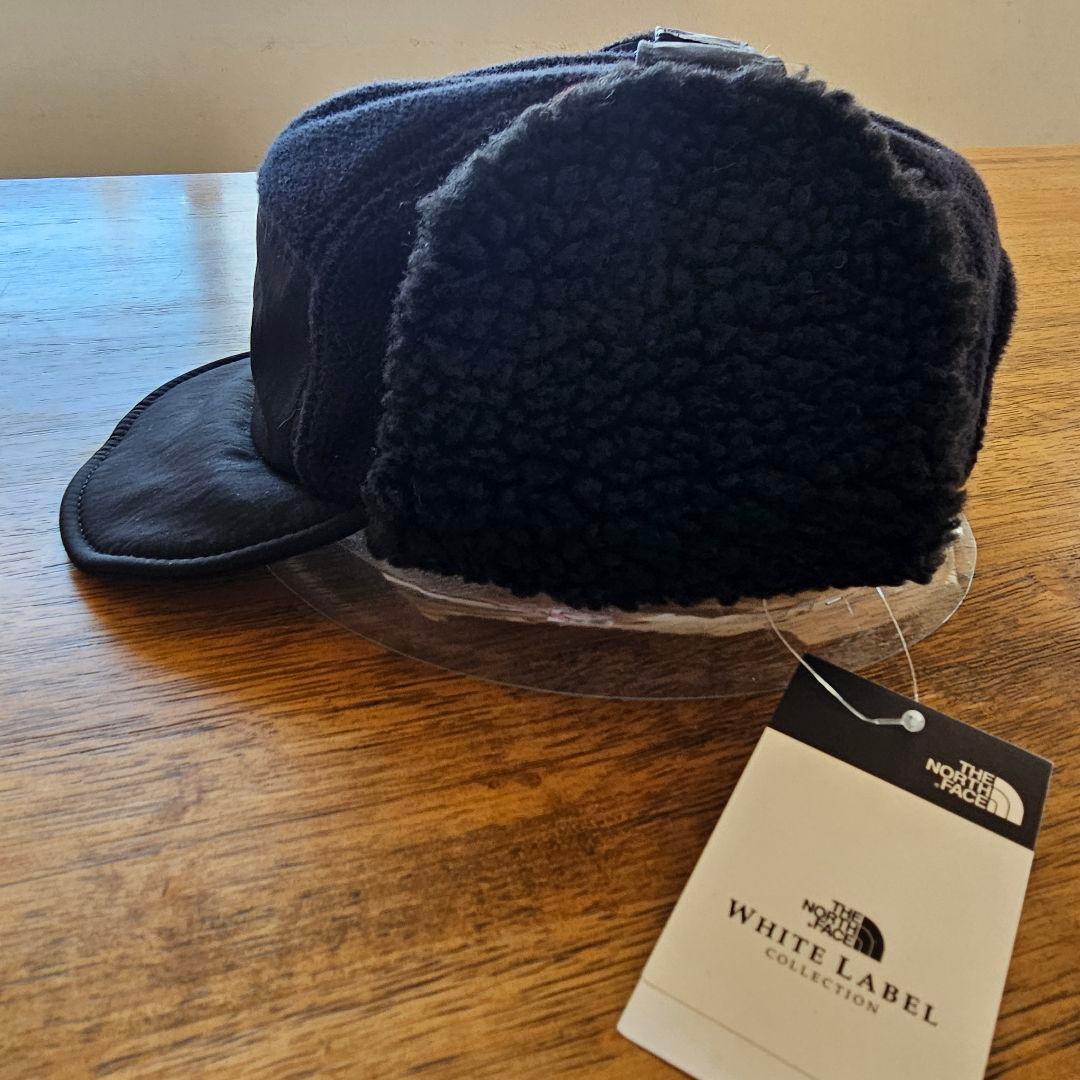 【THE NORTH FACE】ホワイトレーベル フリースイヤーマフキャップ 黒