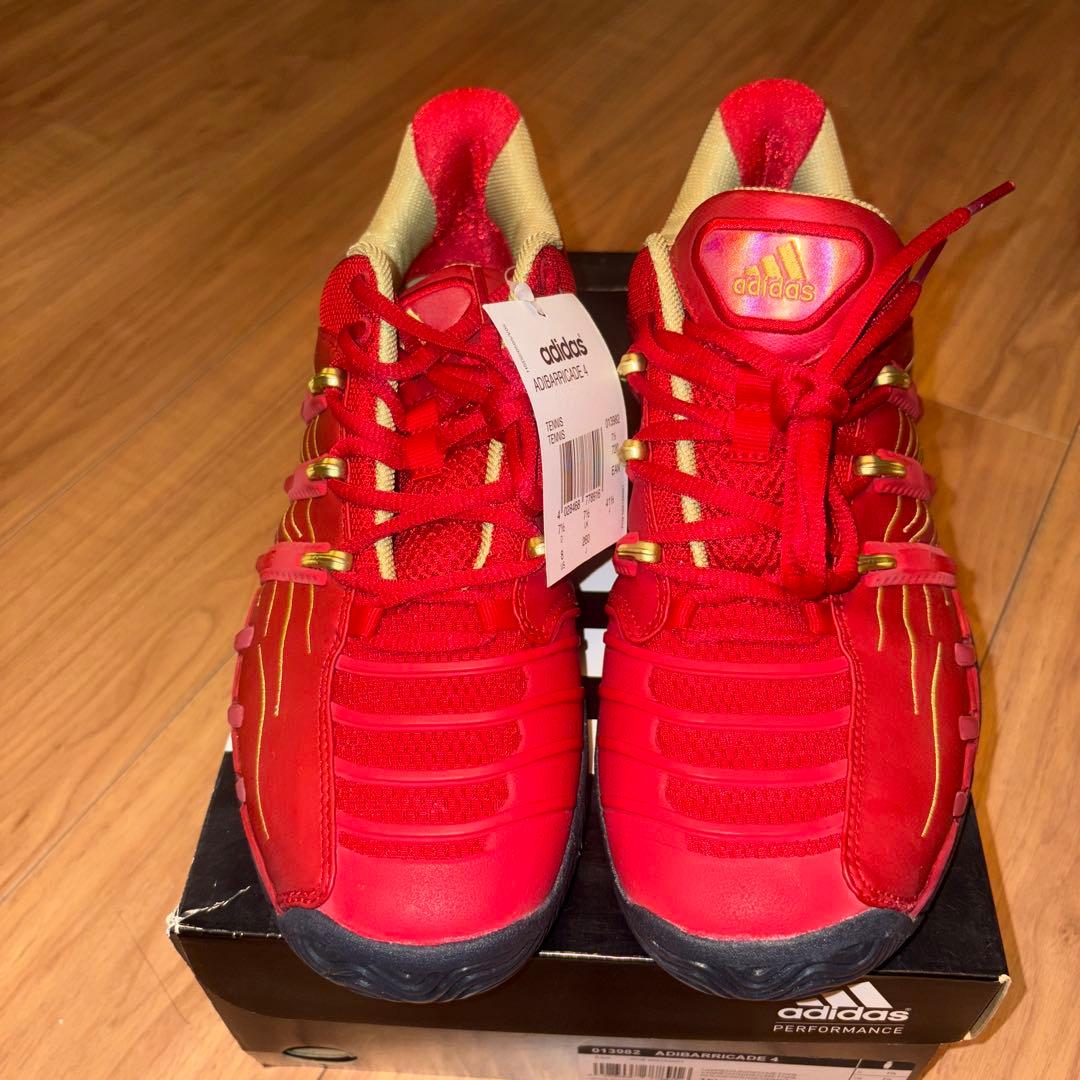 新品未使用レア？！adidas アディバリケード4 オールコート