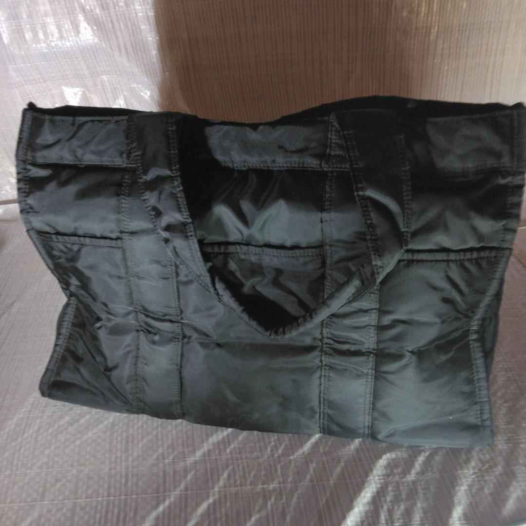 PORTER トートバッグ 黒　内部オレンジ色