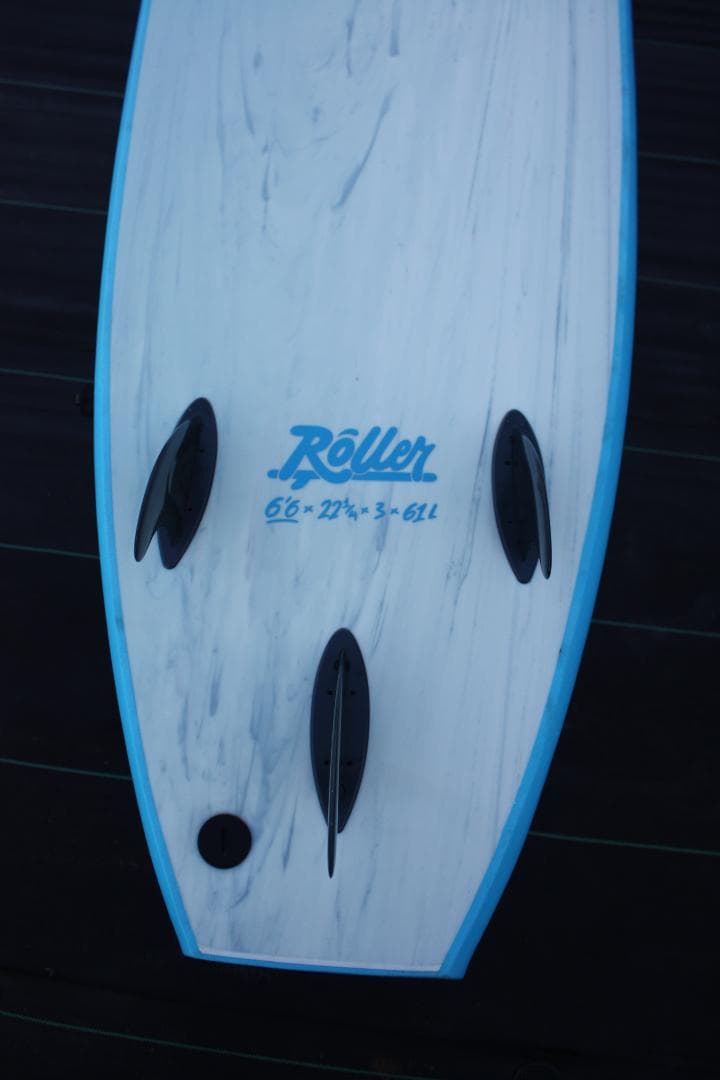 Softech スポンジボード 6’6 ｘ21 ｘ3＋中古リーシュ＋FCSキー