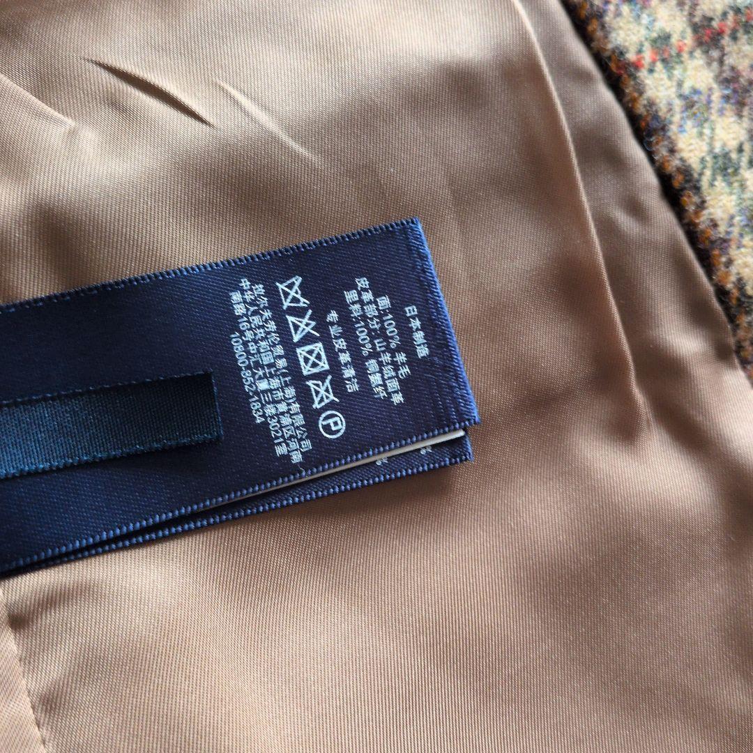 ラルフローレン 千鳥格子 くるみボタン エルボーパッチ ジャケット