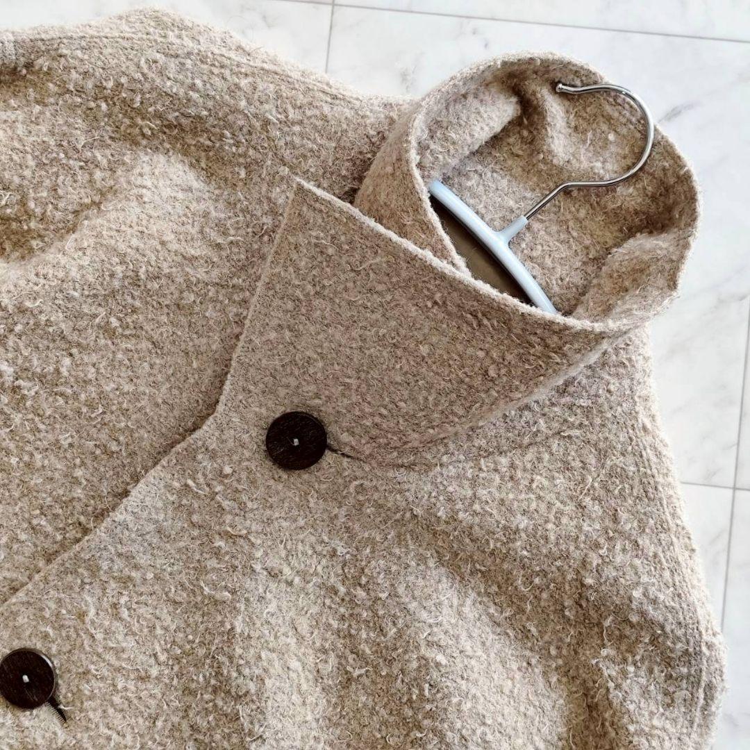 ヨーガンレール テディベア ボア 風 起毛 コート モカ系