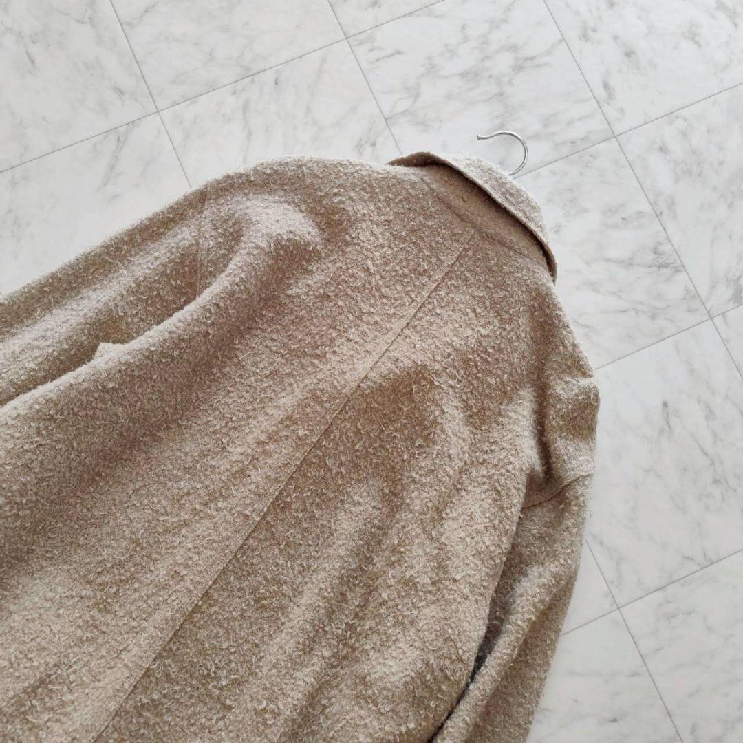 ヨーガンレール テディベア ボア 風 起毛 コート モカ系