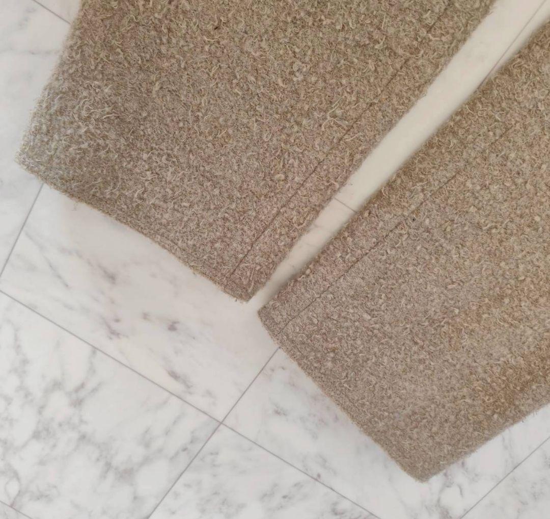 ヨーガンレール テディベア ボア 風 起毛 コート モカ系