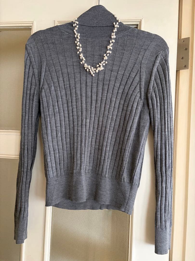 三越 真珠 WINKパール ワイヤー編み ネックレス シルバー金具 53㎝