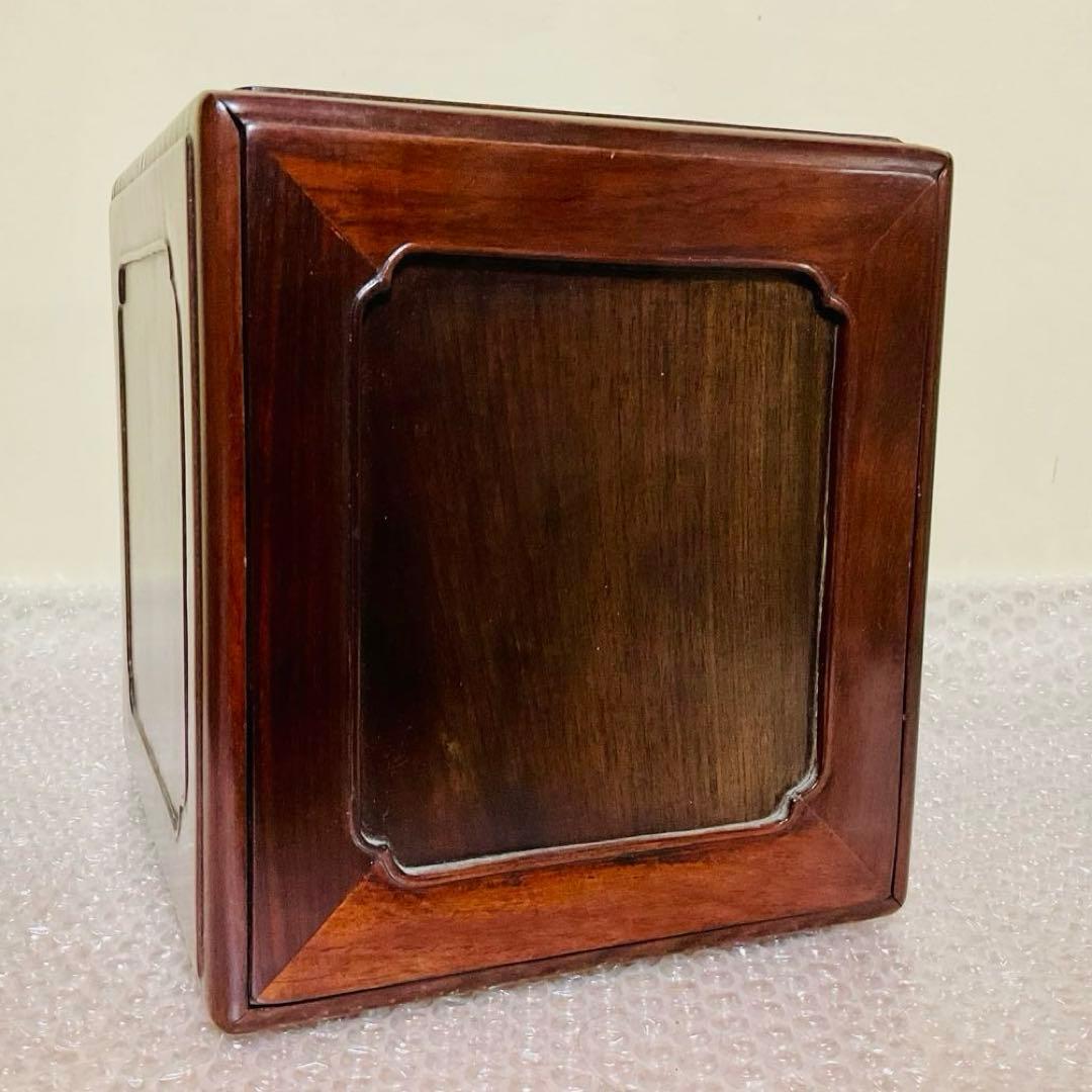 ⭐️ヴィンテージ⭐️【美品】唐木 中国古美術 書道篆刻 インテリア 印箪笥