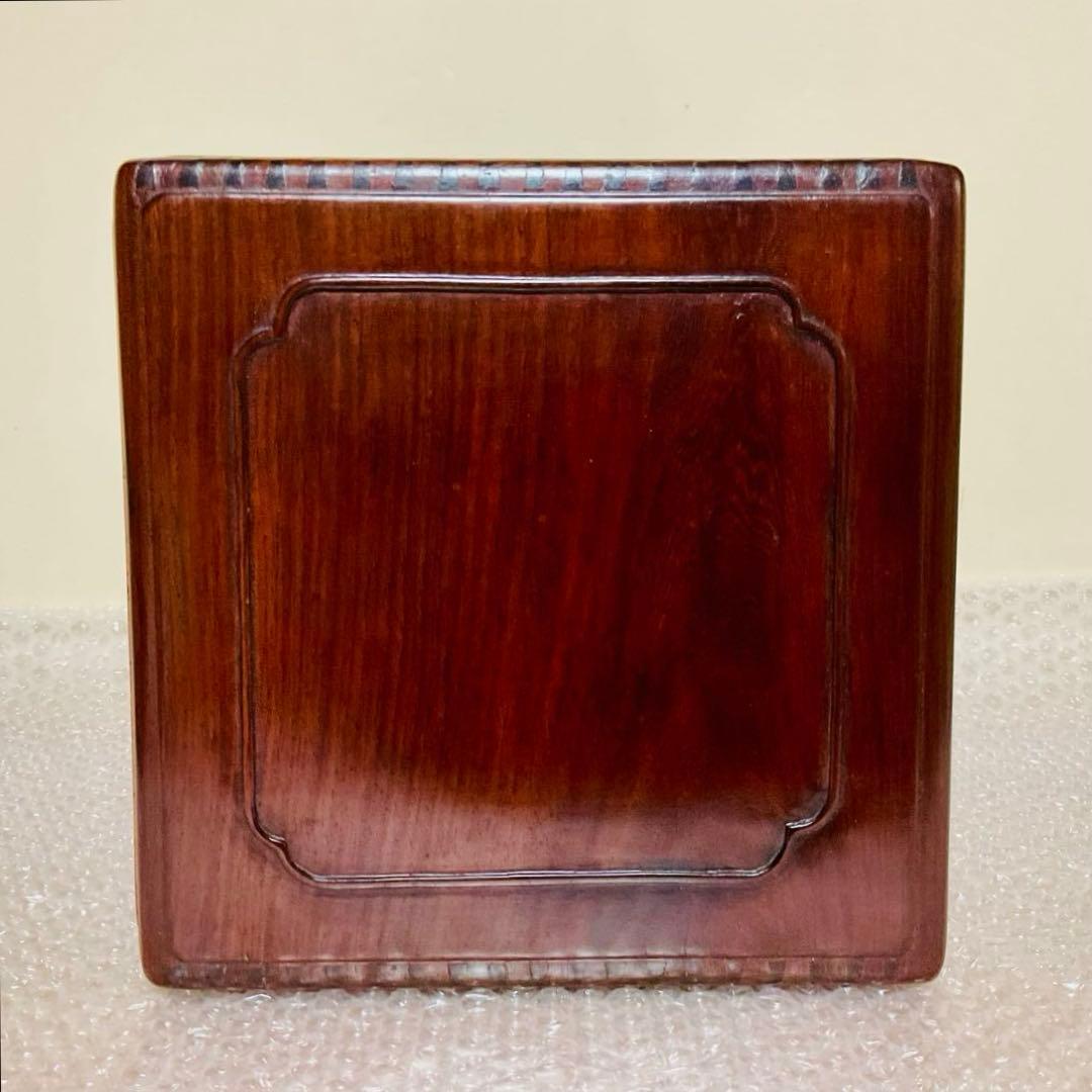 ⭐️ヴィンテージ⭐️【美品】唐木 中国古美術 書道篆刻 インテリア 印箪笥