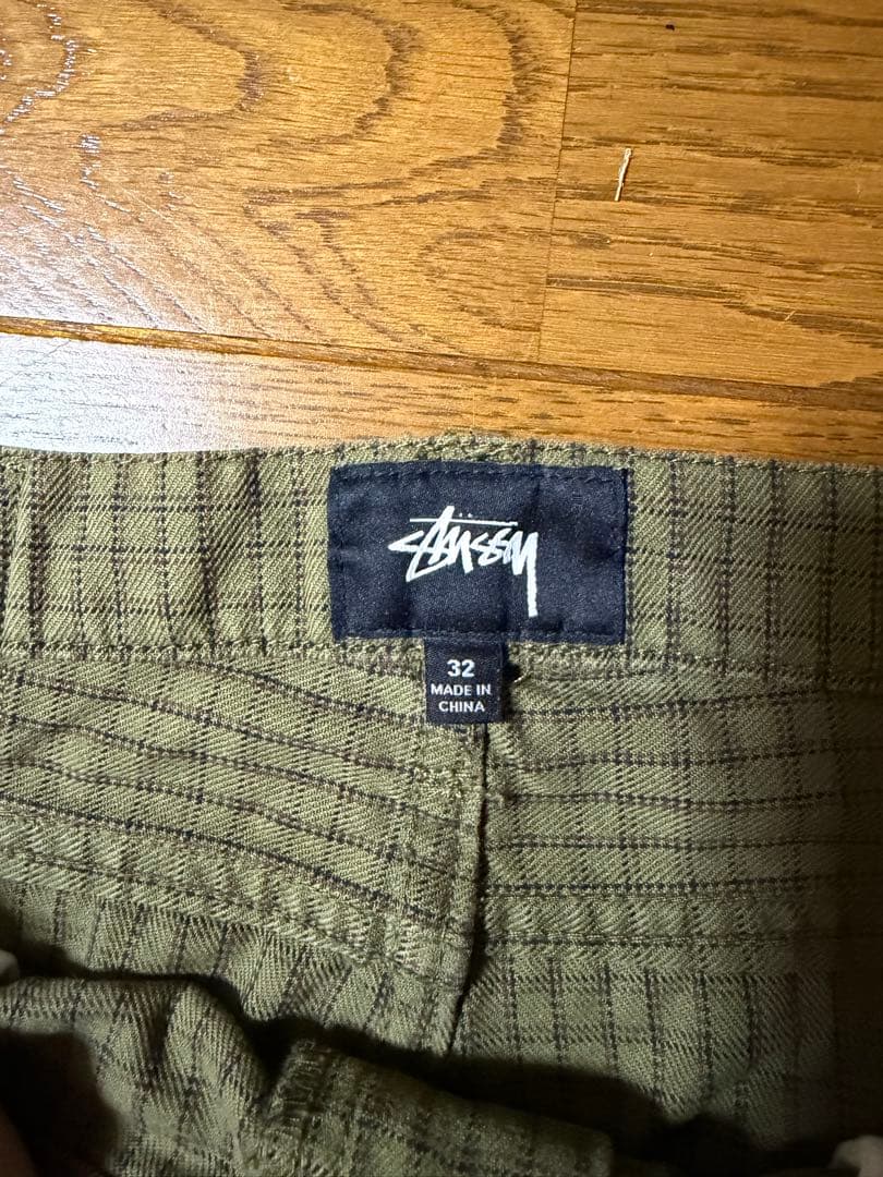 Stüssy チェック柄 チノパン