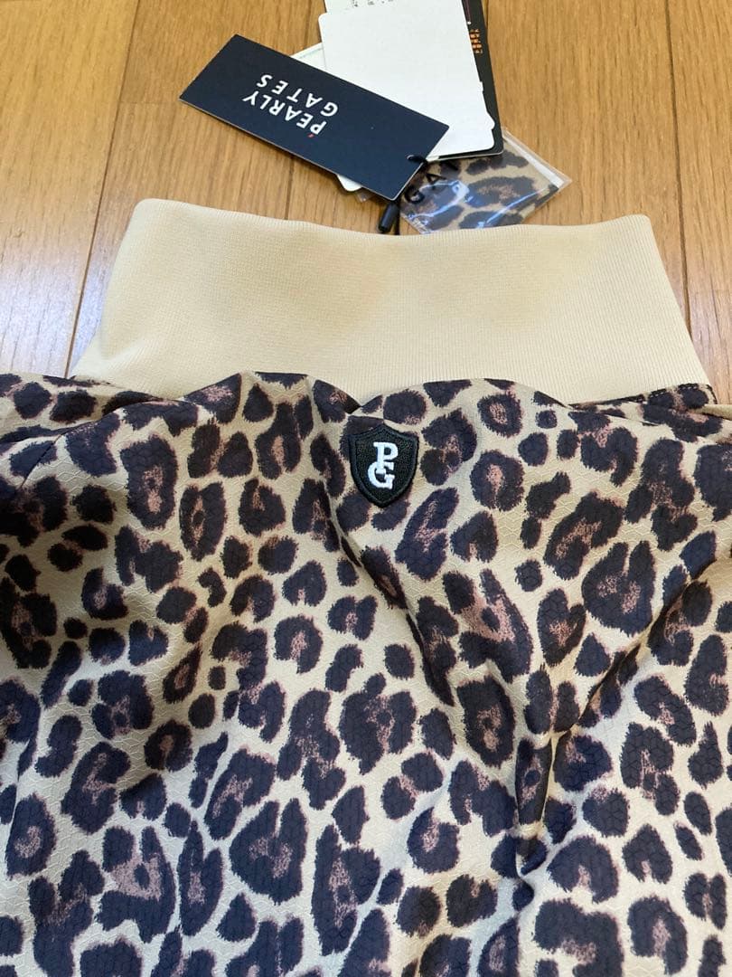 パーリーゲイツ ゴルフ 撥水×保温 ヒョウ柄 ストレッチ ブルゾン ウェア 0