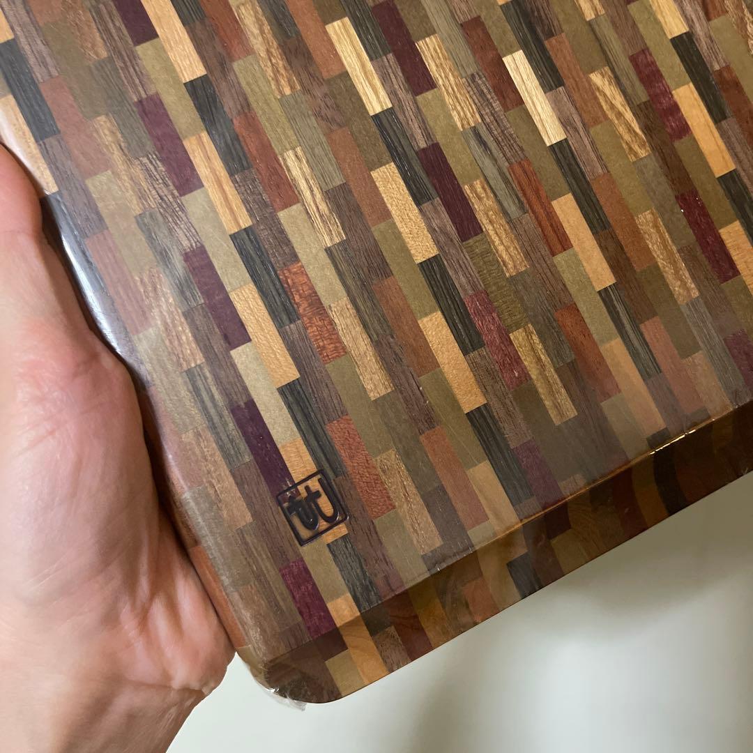 寄木細工 箱根細工 お盆 トレイ 大皿 角盆 無垢 天然木 工芸品