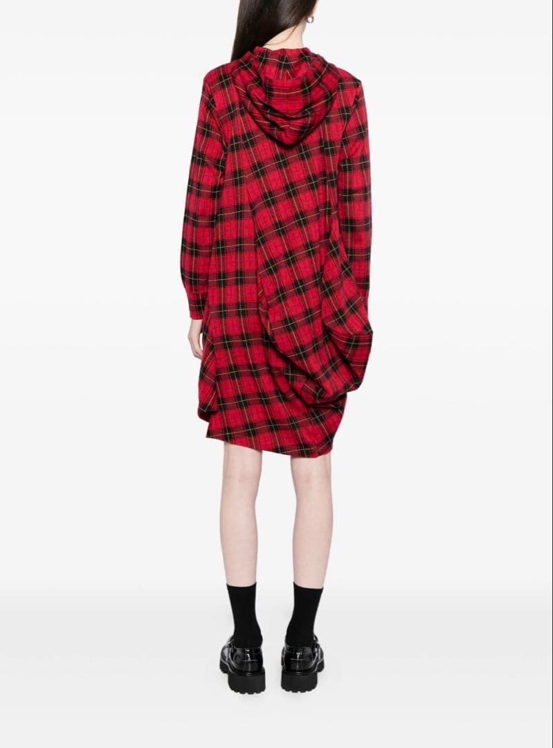 コムデギャルソン2025AW チェックパーカー　XS