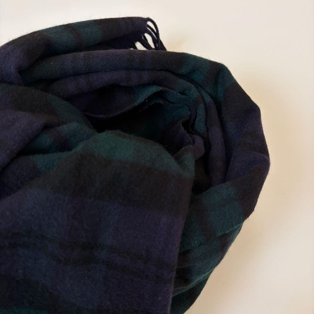 Johnstons of Elgin ブラックウォッチ　カシミヤマフラー