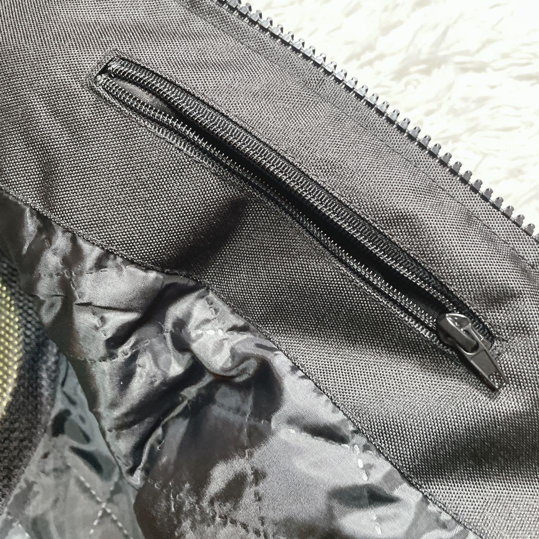 極美品　ライダースジャケット　本革　レザー　ブラック　黒　XL パッド入り