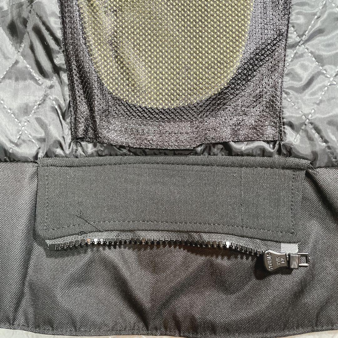 極美品　ライダースジャケット　本革　レザー　ブラック　黒　XL パッド入り