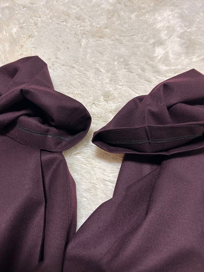 未使用　ルイジビアンキマントヴァ✖︎カノニコ　46 ウールフランネル　トラウザーズ