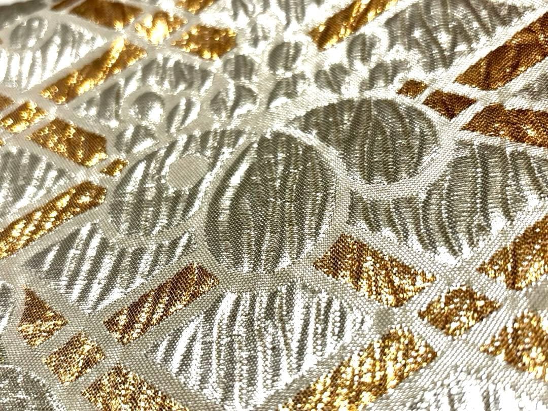 専用♡ 豪華♡金銀 辻が花 膨れ織　振袖用　正絹　袋帯