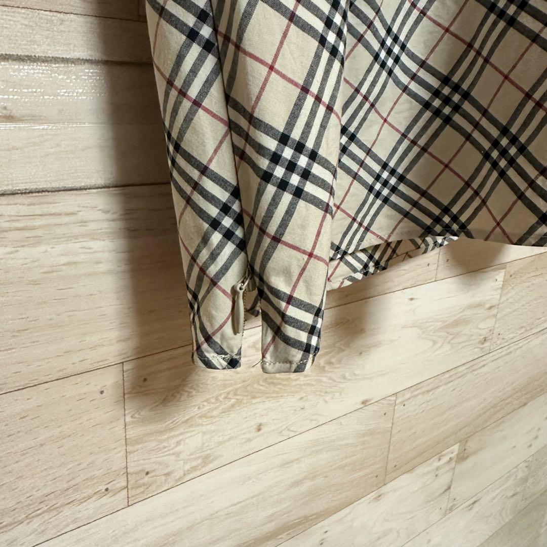 ✨BURBERRY バーバリー ノバチェック 肩リボン タンクトップ M✨