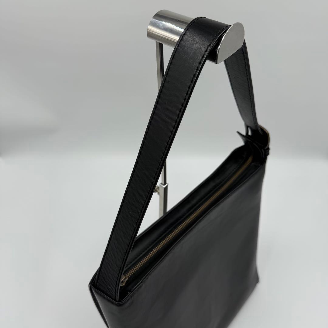 MOTHER HOUSE ブライト ワンショルダーバッグ 牛革 レザー 黒