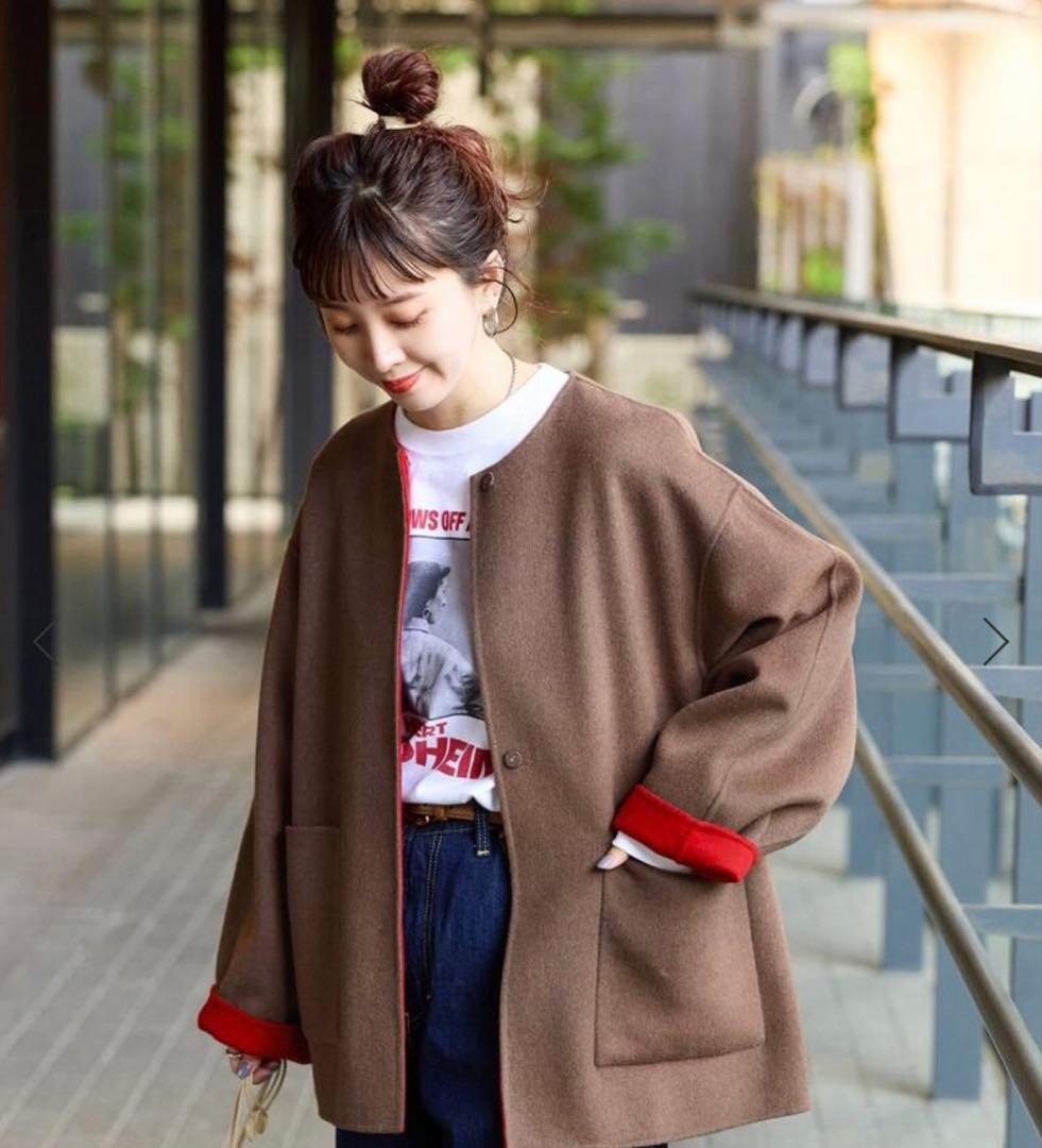 S120ブレンドショート丈リバーシブルコート