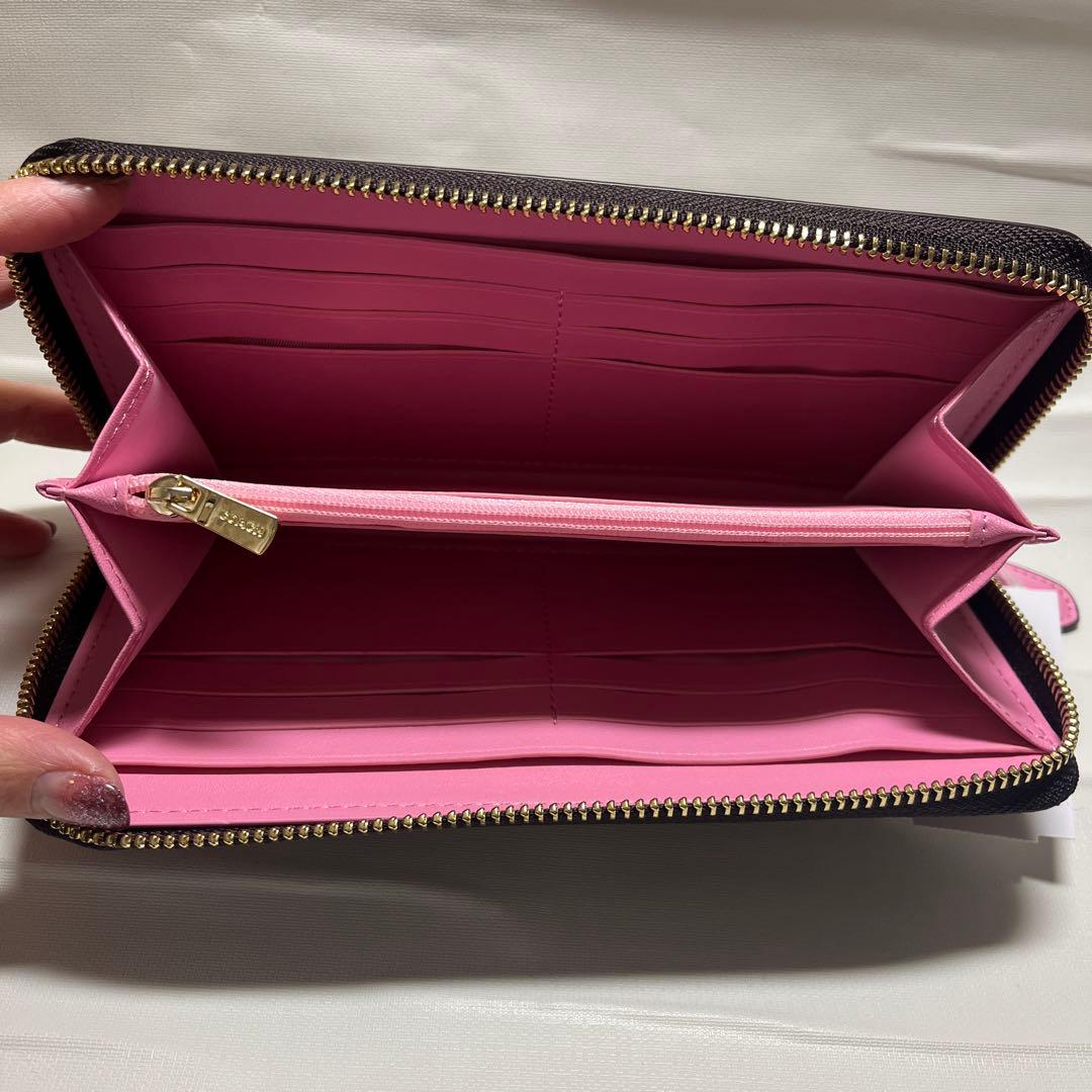 【新品未使用】COACH 長財布 ブラウンマルチシグネチャー フローラルプリント