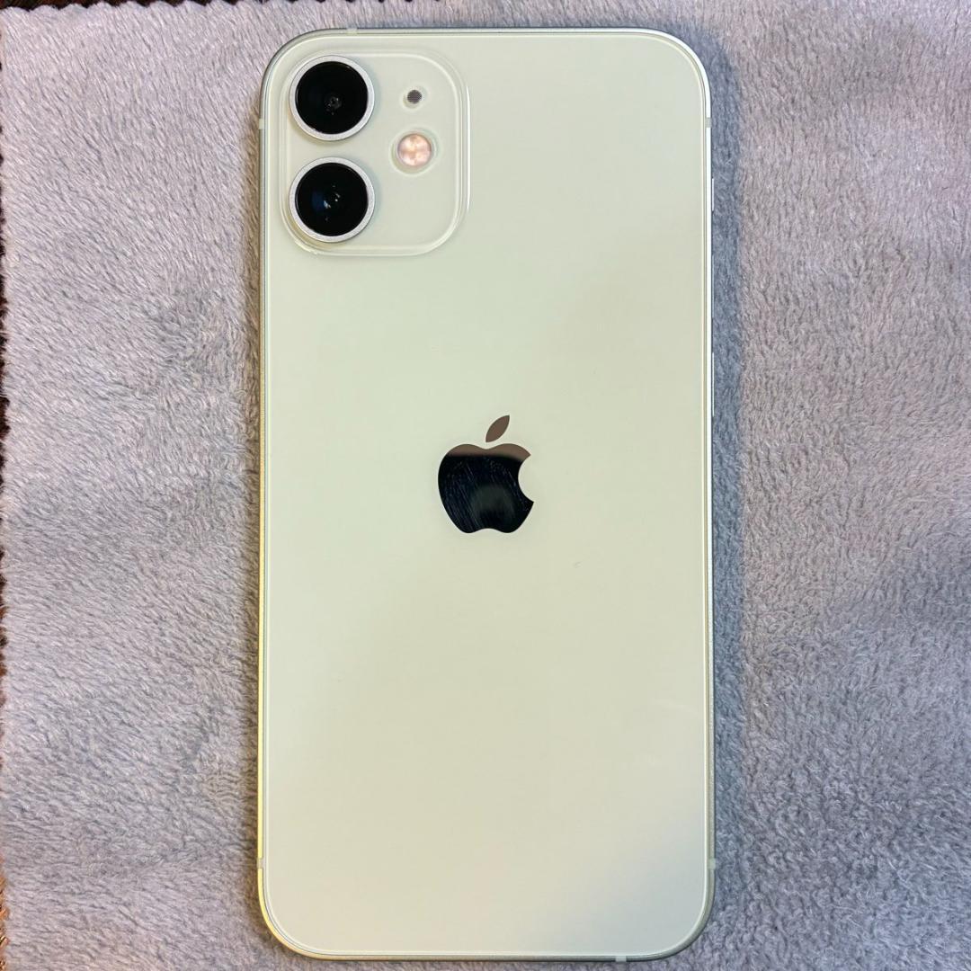 【美品】iPhone12mini／フィルム付き／グリーン／64GB