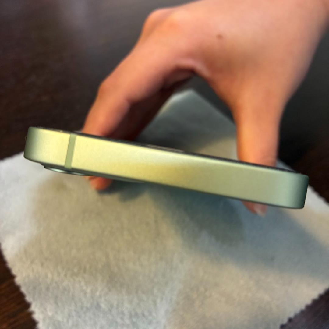 【美品】iPhone12mini／フィルム付き／グリーン／64GB