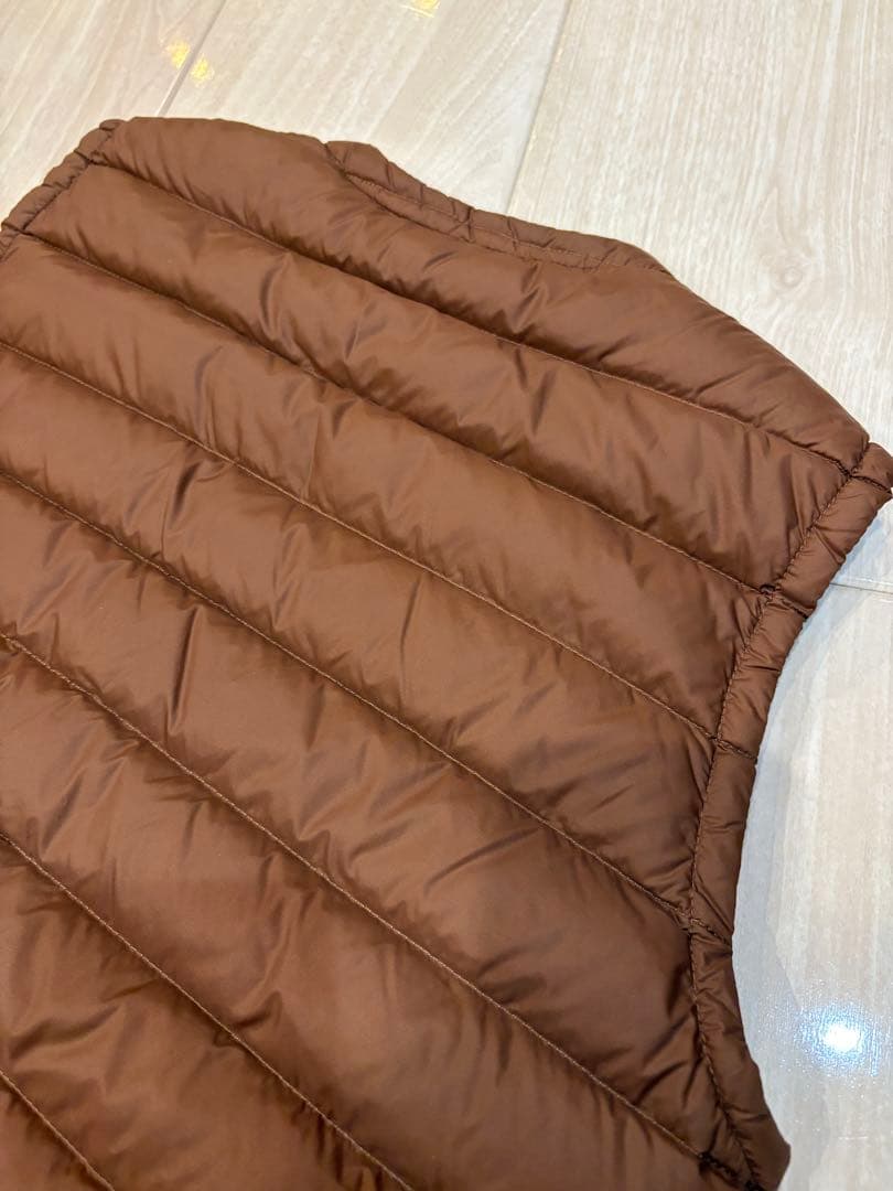 お値下げ)DANTON ブラウン ダウンベスト　36