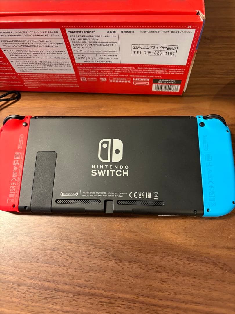 Switch本体　完品