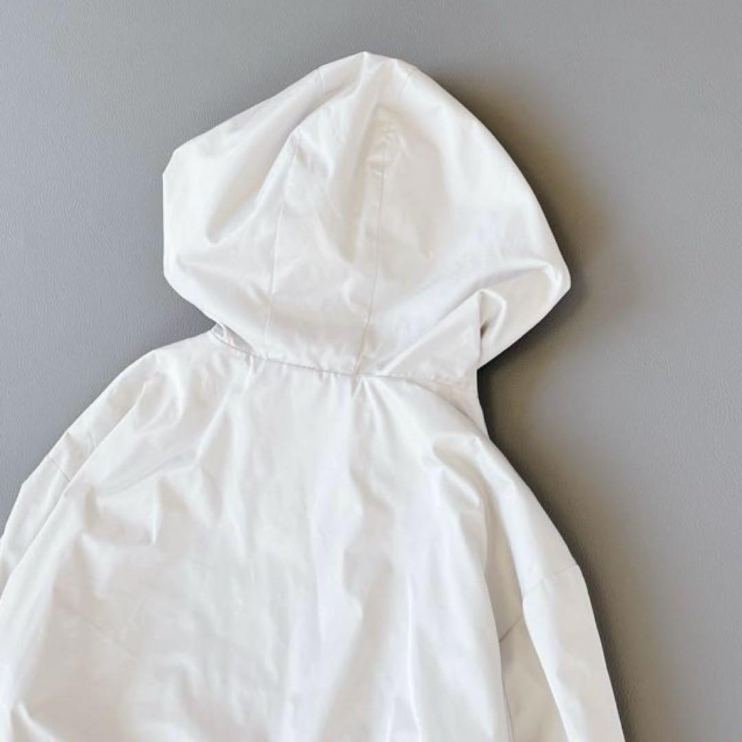 現行✨ANAYI 撥水タフタペプラムプリーツブルゾン　フード　36