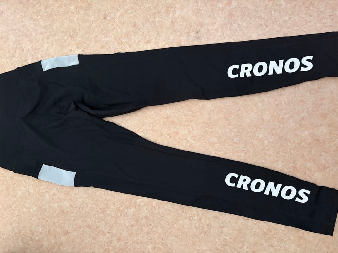 CRONOS ブラック レギンス サイドポケット付き