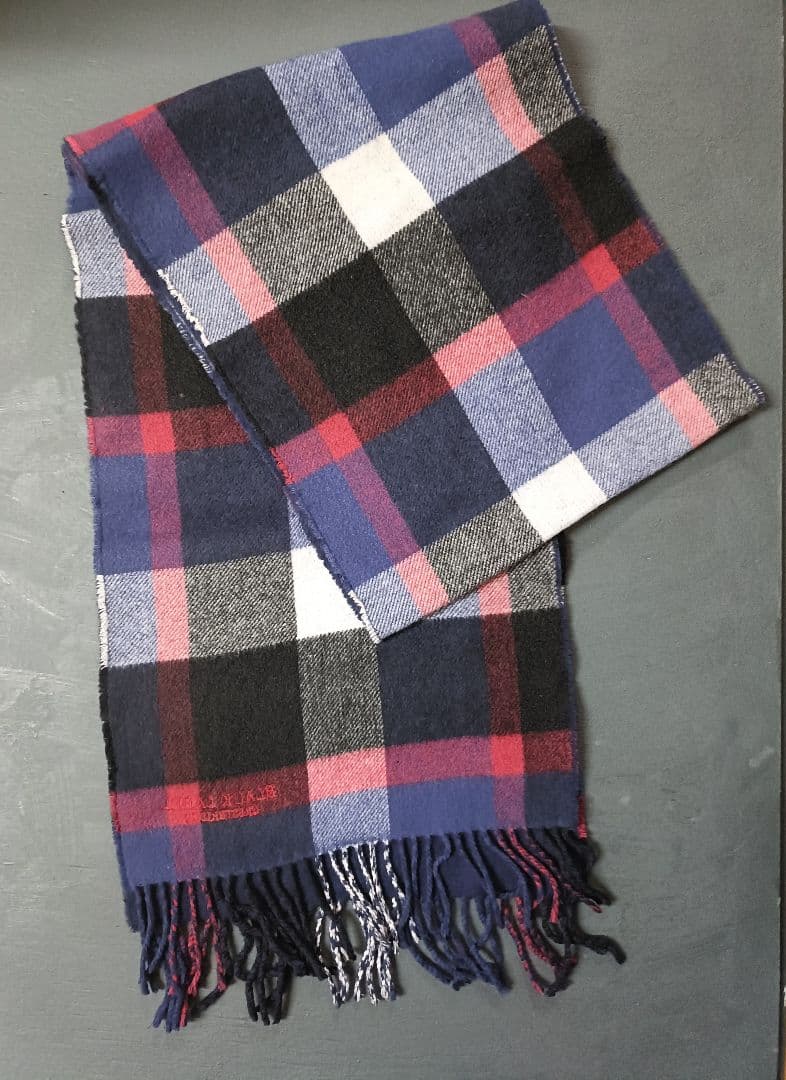 【19871224】ブラックレーベル カシミアマフラー