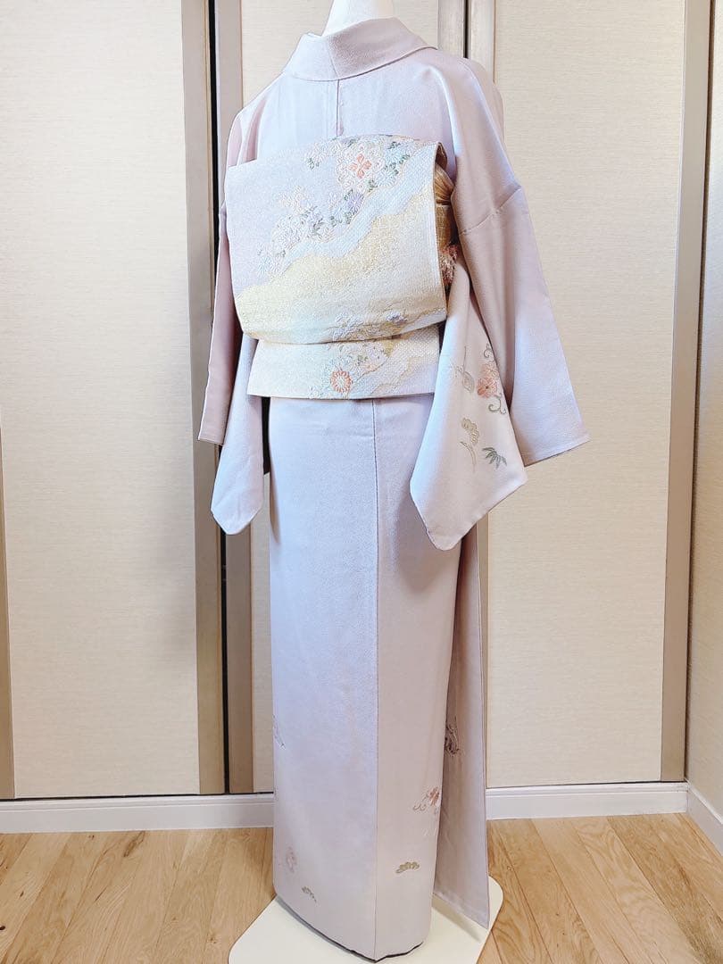 訪問着　フルセット 裄69 作家物　一つ紋　スワトウ　卒業式　入学式　M L