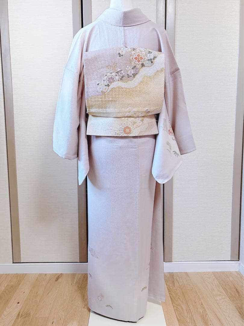 訪問着　フルセット 裄69 作家物　一つ紋　スワトウ　卒業式　入学式　M L