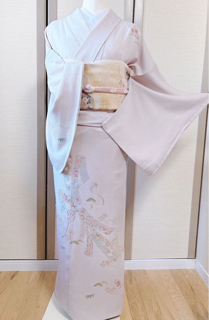 訪問着　フルセット 裄69 作家物　一つ紋　スワトウ　卒業式　入学式　M L