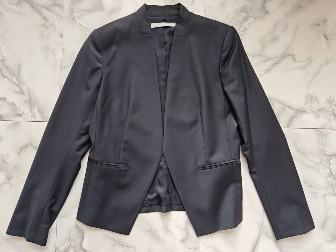 セオリーリュクス EXECUTIVE DONNA ノーカラージャケット 38