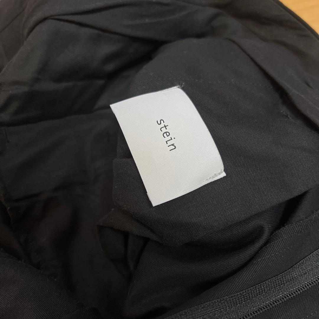 パンツ stein Wide Straight Trousers BLACK