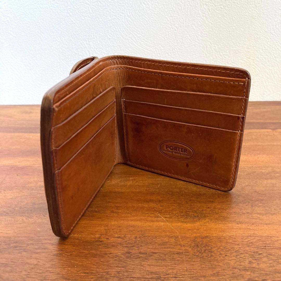 PORTER ポーター NATURE ベジタブルタンニンレザー 2つ折り財布