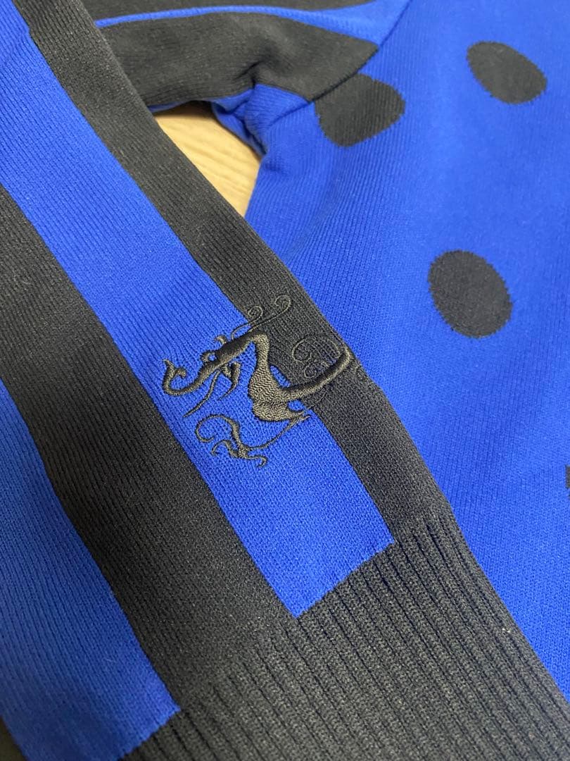 ⛳️美品 メンズL ダンスウィズドラゴン フルジップブルゾン黒