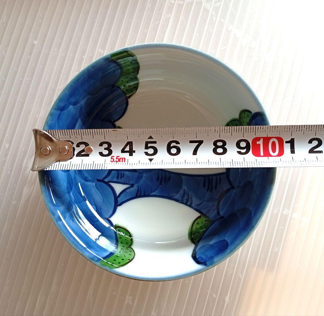 【新品未使用 】 源右衛門 染錦 大樹 小皿 5枚 共箱