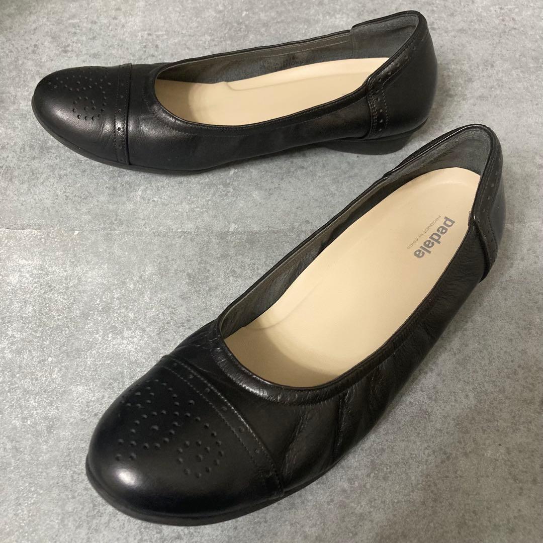 【Pedala】ペダラ アシックスウォーキング （24）3E フラットパンプス