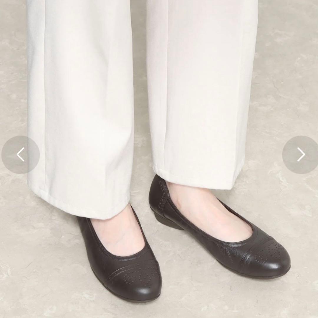 【Pedala】ペダラ アシックスウォーキング （24）3E フラットパンプス