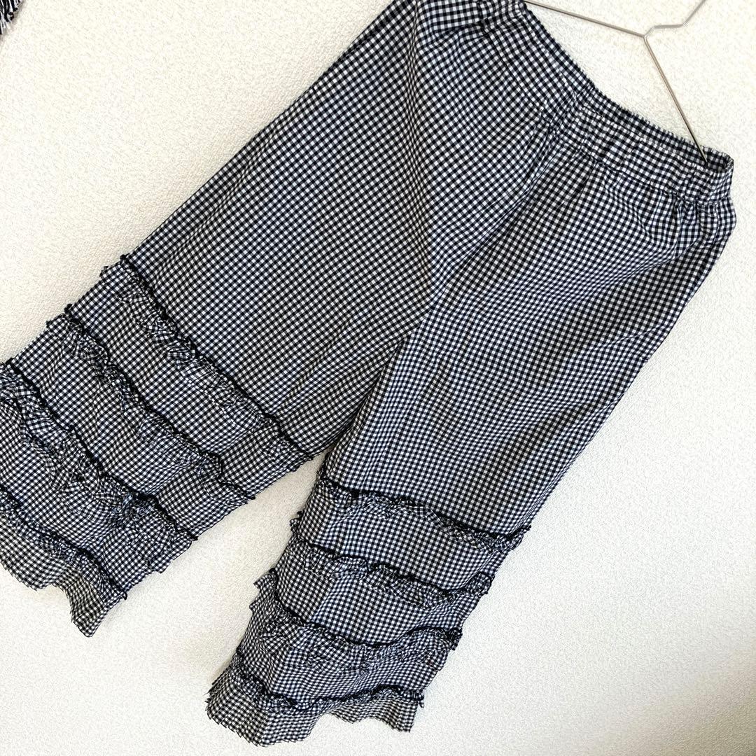 パンツ fig London DECO gingham pants