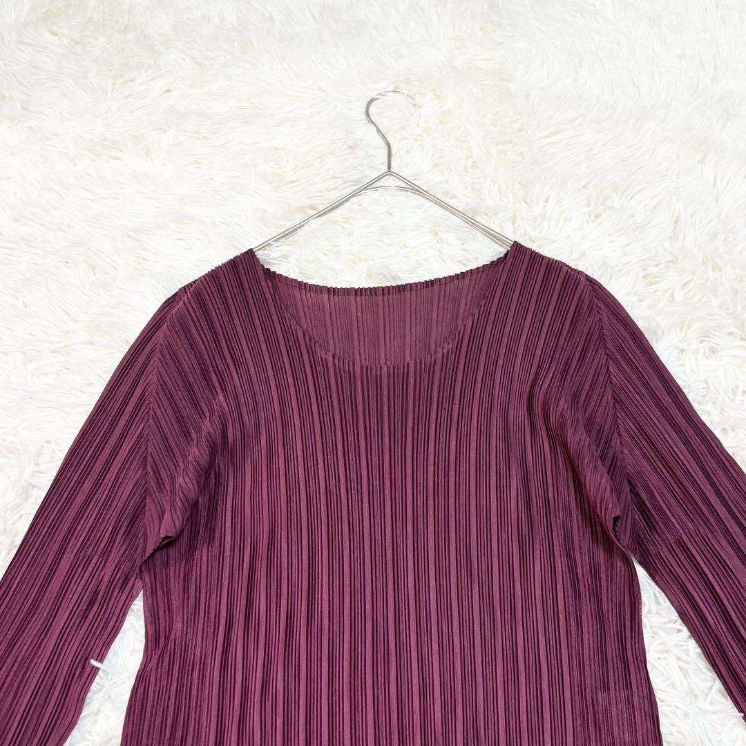 ISSEY MIYAKE PLEATS PLEASE トップス　長袖　プリーツ