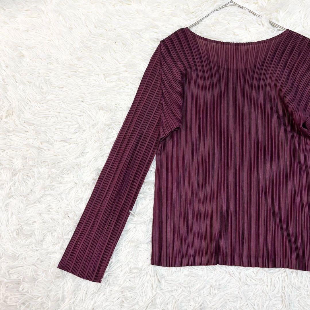 ISSEY MIYAKE PLEATS PLEASE トップス　長袖　プリーツ