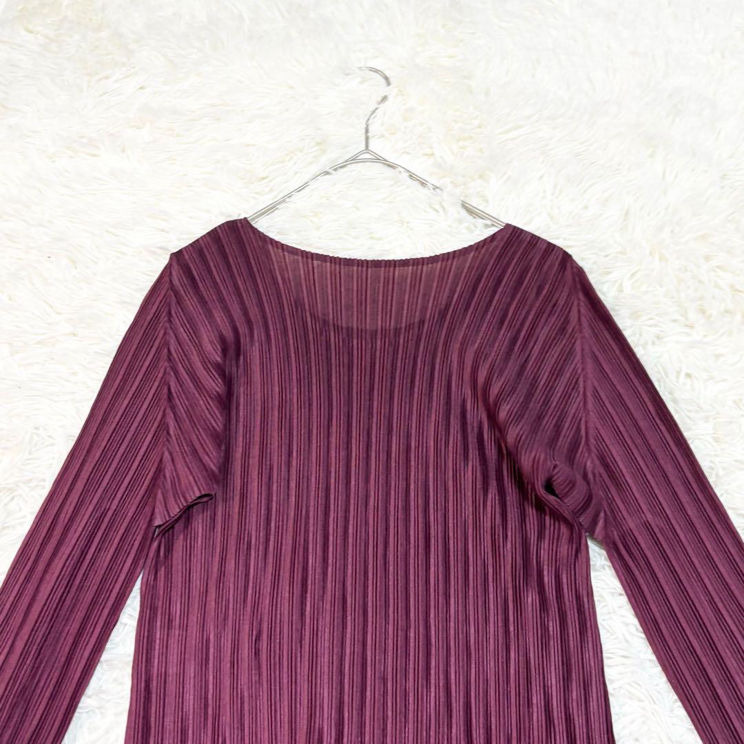 ISSEY MIYAKE PLEATS PLEASE トップス　長袖　プリーツ