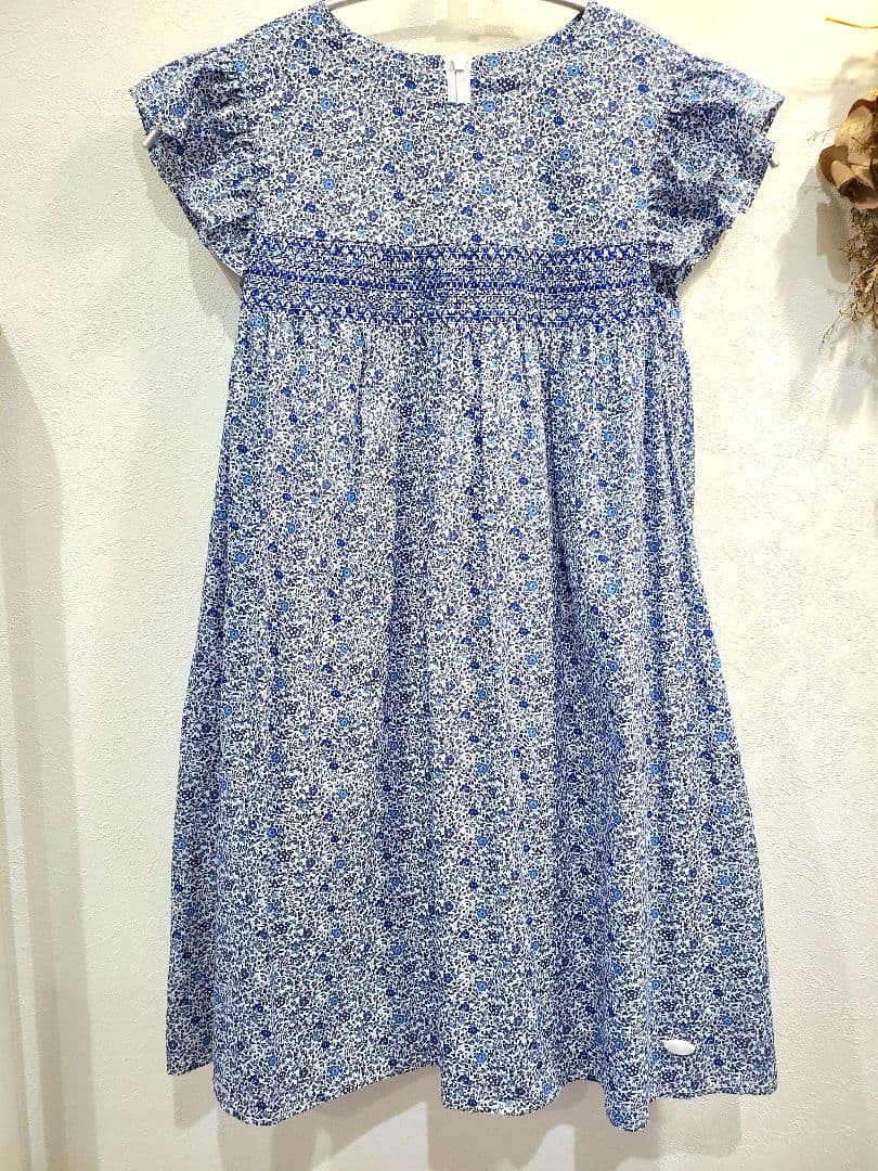 タルティーヌエショコラ　リバティ　ワンピース　140